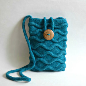 Waves Felted Purse